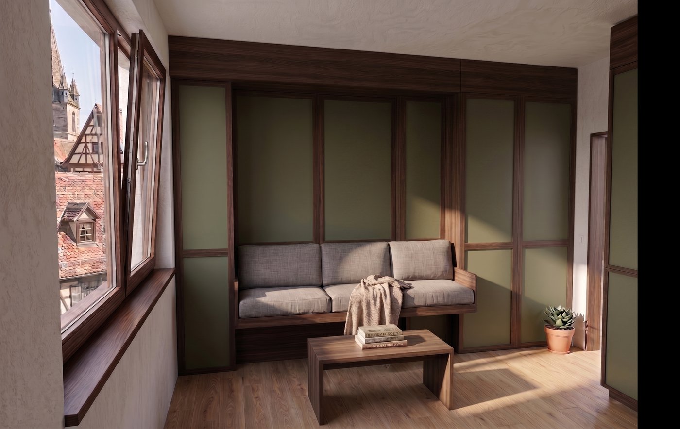 REST UP Trio — sklopná postel a gauč 200×200 cm king size